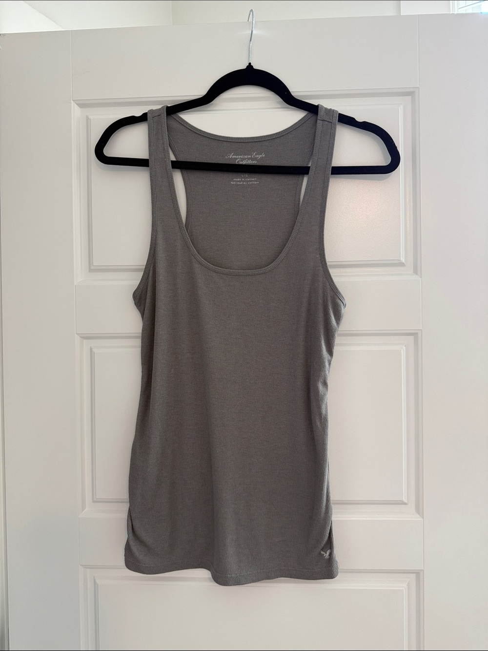 American Eagle Outfitters Gray boyfriend Tank
